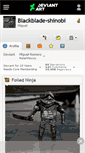 Mobile Screenshot of blackblade-shinobi.deviantart.com