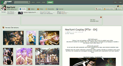 Desktop Screenshot of neeyumi.deviantart.com