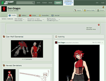 Tablet Screenshot of don-dragon.deviantart.com