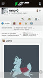 Mobile Screenshot of nancy0.deviantart.com