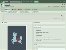 Tablet Screenshot of nancy0.deviantart.com