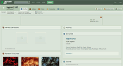 Desktop Screenshot of ingram2100.deviantart.com