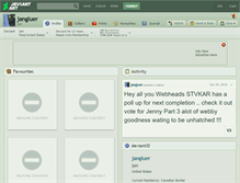 Tablet Screenshot of jangluer.deviantart.com