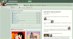 Desktop Screenshot of anti-bevinclub8d.deviantart.com