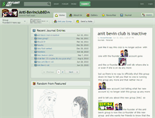 Tablet Screenshot of anti-bevinclub8d.deviantart.com