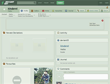 Tablet Screenshot of kinderei.deviantart.com