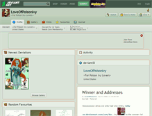 Tablet Screenshot of loveofpoisonivy.deviantart.com
