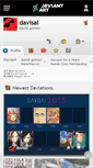 Mobile Screenshot of davisai.deviantart.com