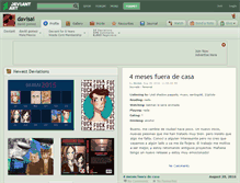 Tablet Screenshot of davisai.deviantart.com