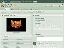 Tablet Screenshot of headfullofivy.deviantart.com