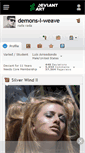 Mobile Screenshot of demons-i-weave.deviantart.com