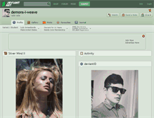 Tablet Screenshot of demons-i-weave.deviantart.com