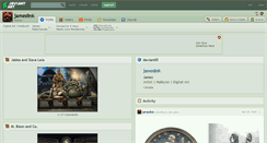 Desktop Screenshot of jameslink.deviantart.com