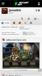 Mobile Screenshot of jameslink.deviantart.com