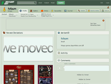 Tablet Screenshot of fofaum.deviantart.com