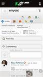 Mobile Screenshot of amyont.deviantart.com