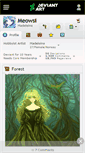 Mobile Screenshot of meowsi.deviantart.com