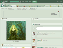 Tablet Screenshot of meowsi.deviantart.com