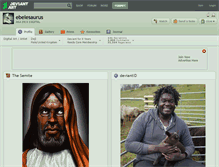 Tablet Screenshot of ebelesaurus.deviantart.com