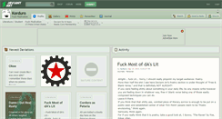 Desktop Screenshot of korduro.deviantart.com