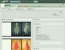 Tablet Screenshot of nabilovo.deviantart.com