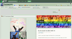 Desktop Screenshot of flareblade2000.deviantart.com