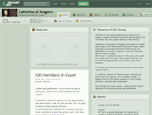 Tablet Screenshot of catherine-of-aragon.deviantart.com