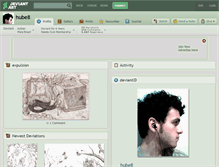 Tablet Screenshot of hube8.deviantart.com