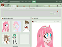 Tablet Screenshot of fancady.deviantart.com