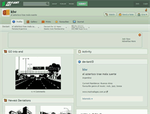 Tablet Screenshot of kiw.deviantart.com