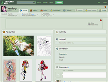 Tablet Screenshot of kamis-p.deviantart.com