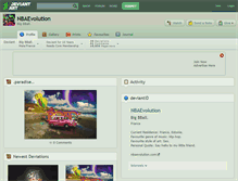 Tablet Screenshot of nbaevolution.deviantart.com