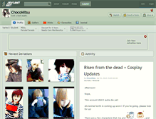 Tablet Screenshot of chocomitsu.deviantart.com