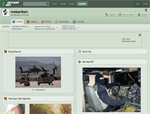 Tablet Screenshot of mekaniken.deviantart.com