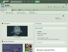 Tablet Screenshot of gruffin.deviantart.com