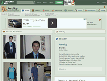 Tablet Screenshot of aeroguy.deviantart.com