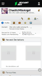 Mobile Screenshot of chaoticniteangel.deviantart.com