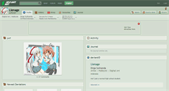 Desktop Screenshot of lienage.deviantart.com