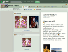 Tablet Screenshot of photo-group.deviantart.com