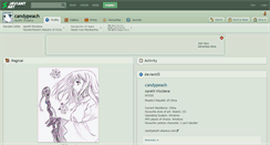Desktop Screenshot of candypeach.deviantart.com