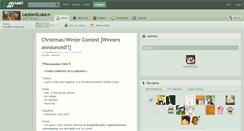 Desktop Screenshot of laytonxluke.deviantart.com