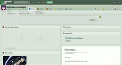Desktop Screenshot of battlebrawlergadget.deviantart.com