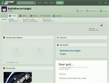 Tablet Screenshot of battlebrawlergadget.deviantart.com