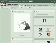 Tablet Screenshot of onepiececouples.deviantart.com