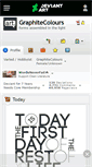 Mobile Screenshot of graphitecolours.deviantart.com