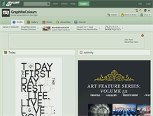 Tablet Screenshot of graphitecolours.deviantart.com