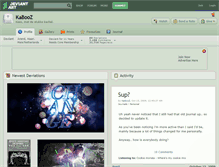 Tablet Screenshot of kabooz.deviantart.com