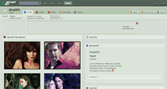 Desktop Screenshot of divagfx.deviantart.com