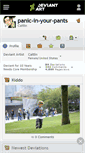 Mobile Screenshot of panic-in-your-pants.deviantart.com