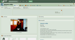 Desktop Screenshot of demonic-nidda.deviantart.com